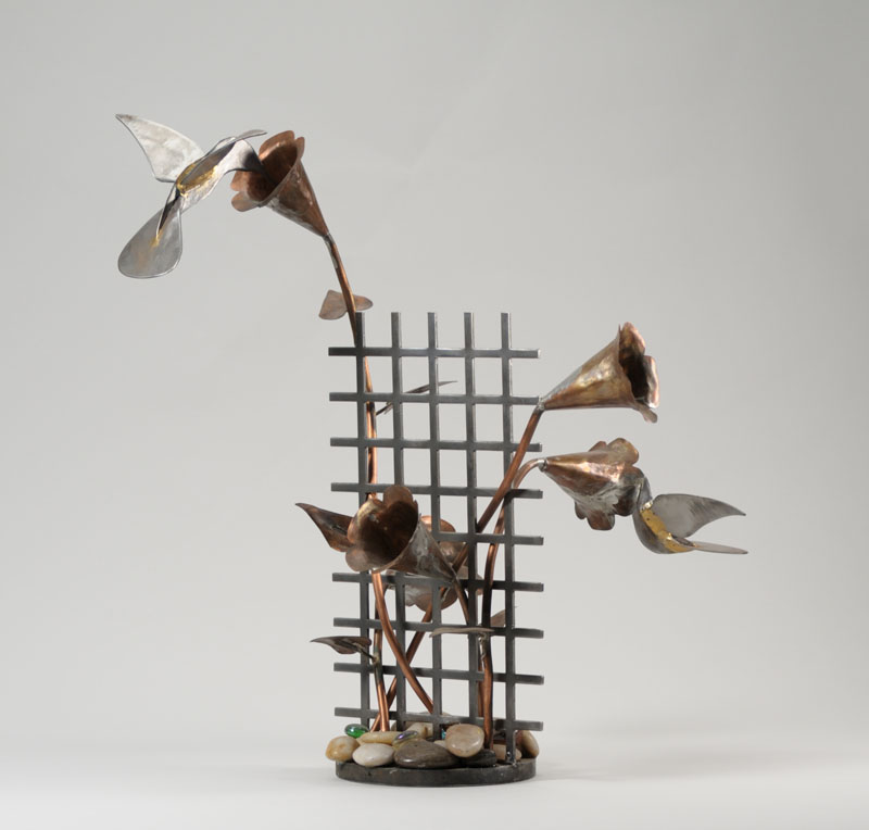 Hummingbirds Sculpture